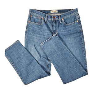 New Madewell The High-Rise Slim Boyjean Women's Size 27P Jeans Blue